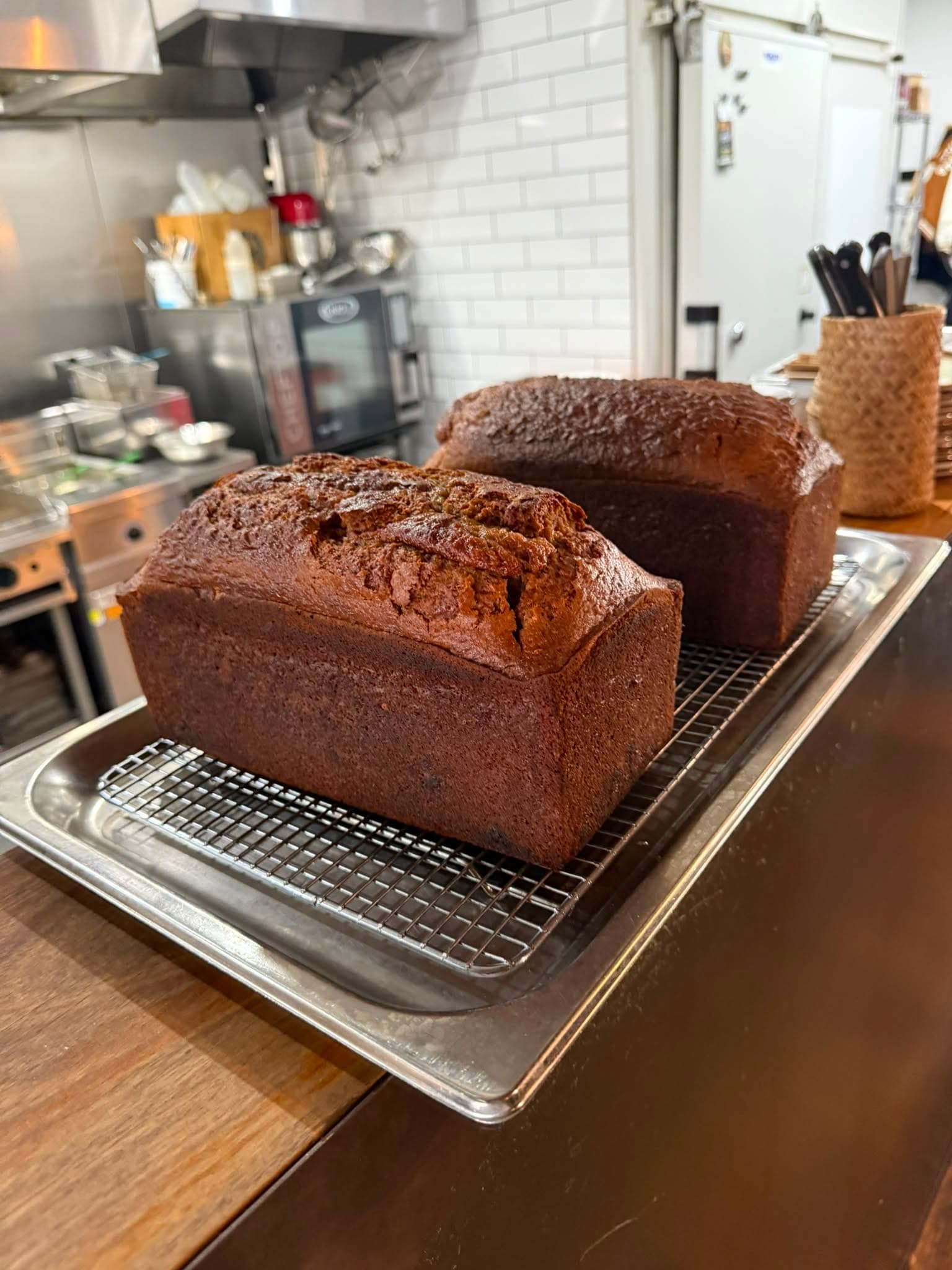 A vegan cake slice from the cabinet at The Waterboy Cafe, Phillip Island